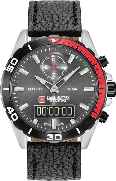 Immagine prodotto Swiss Military Hanowa Multimissione (Orologio da polso analogico, Orologio digitale, Cronografo, 44 mm)