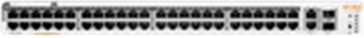 Image du produit HPE E Aruba Instant On 1960 Switch 2 XGT, 2 ports SFP+, PoE, 1U, Layer 2+, Plug and Play (48 Ports)