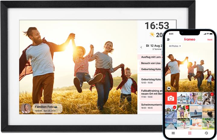 Productafbeelding Rollei Smarter Bilderrahmen | 10,1" Diagonale | WiFi | Frameo App | Modell 107 (10.10", 1280 x 800 pixels)