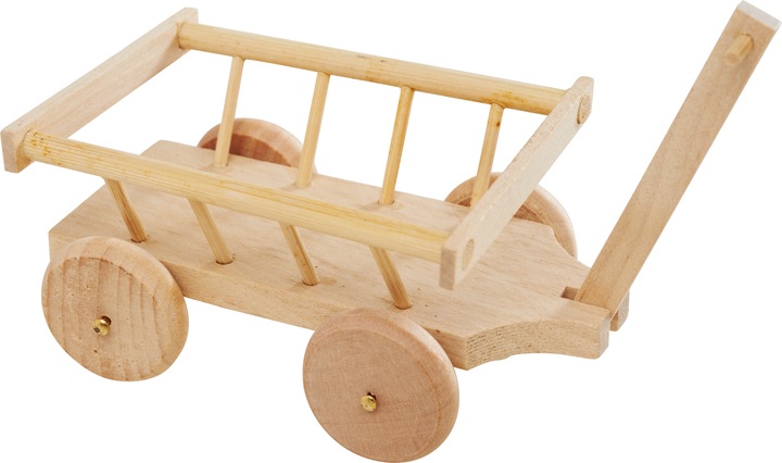 Produktbild VBS Holz-Leiterwagen ca. 8 x 6 cm