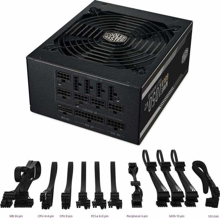 Actual product image Cooler Master Power supply unit MWE v2 ATX 3.1 1050 W (1050 W)