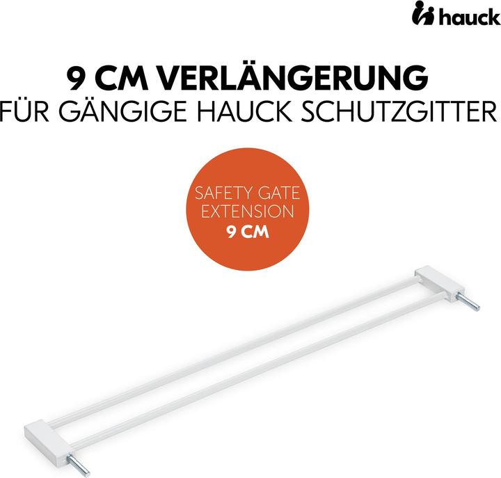 Immagine prodotto Hauck Estensione per cancello di sicurezza 9 cm Bianco (9 cm)