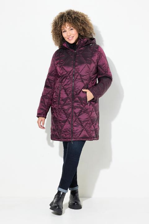 Produktbild Ulla Popken HYPRAR Steppjacke, Kapuze, 2-Wege-Zipper, Zipptaschen (46, 48)