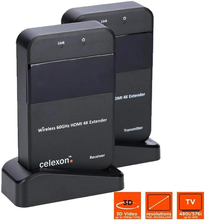 Produktbild Celexon Expert HDMI-Funkset WHD30M (30 m, HDMI 1, HDMI 1.4a)