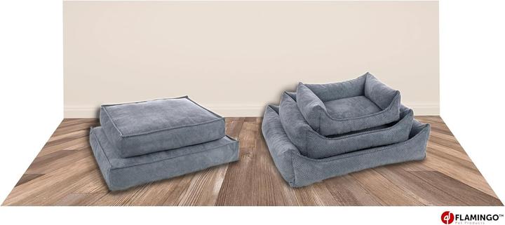 Actual product image Flamingo Reno Rectangular Dog Bed (Dog)