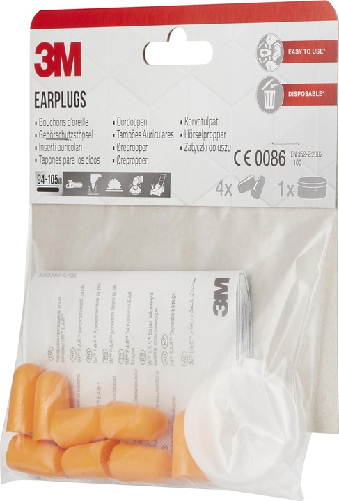 Productafbeelding 3M Gehoorbeschermingspluggen, oranje (8 x)