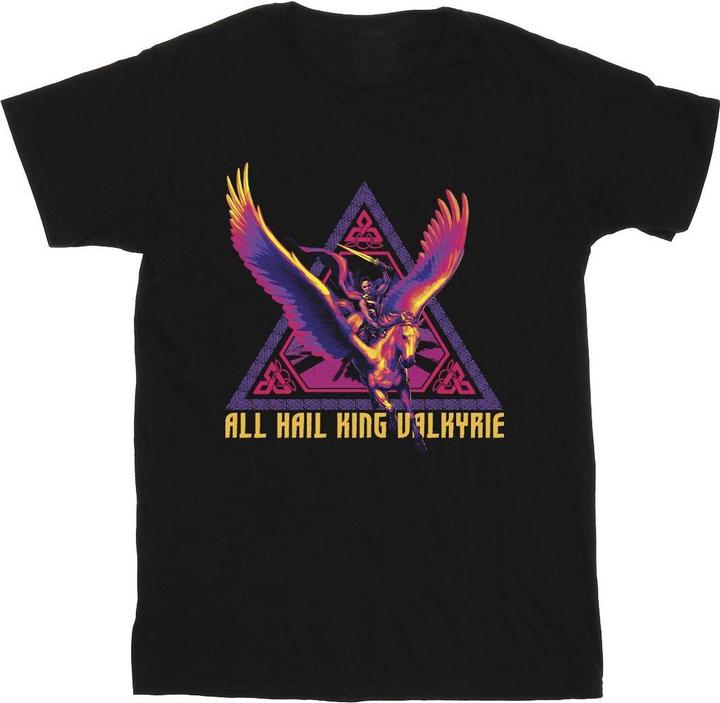 Actual product image Mens Thor Love And Thunder All Hail Valkyrie T-Shirt (S)