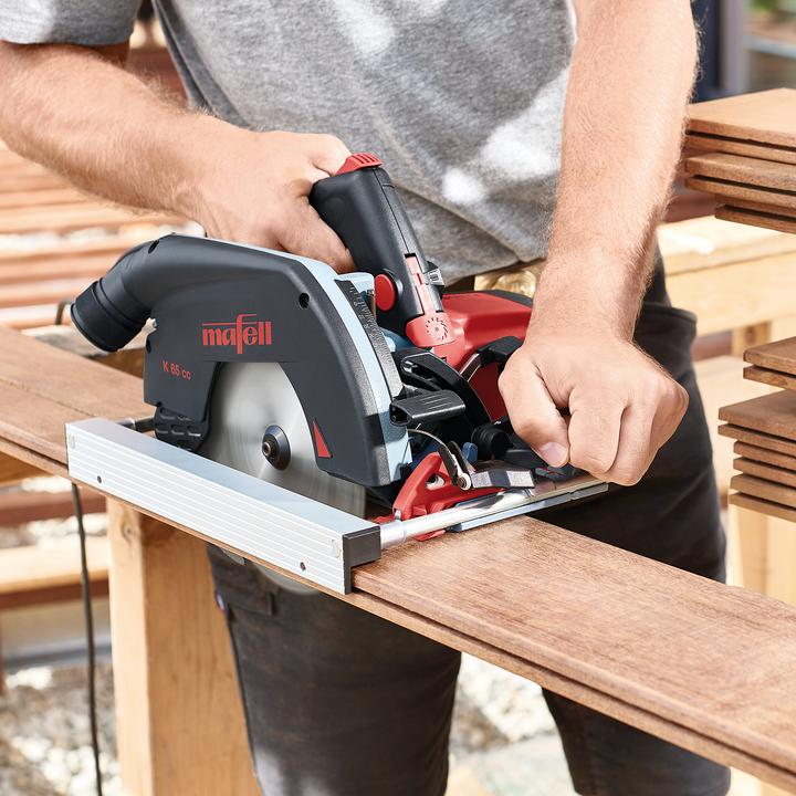 Actual product image Mafell Hand-held circular saw K65cc cutting depth 0-67mm, in box