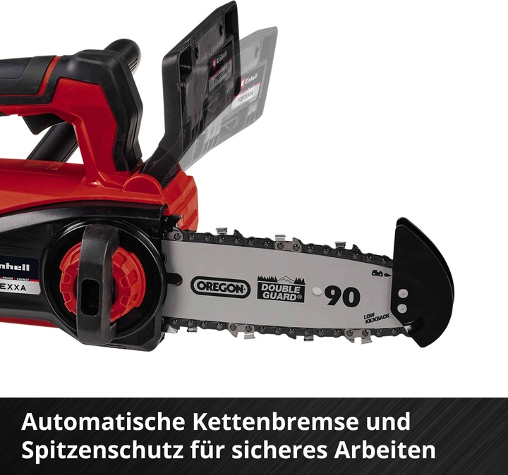 Einhell Tronçonneuse à chaîne sans fil FORTEXXA 18/20 TH Solo (Tronçonneuse à batterie)