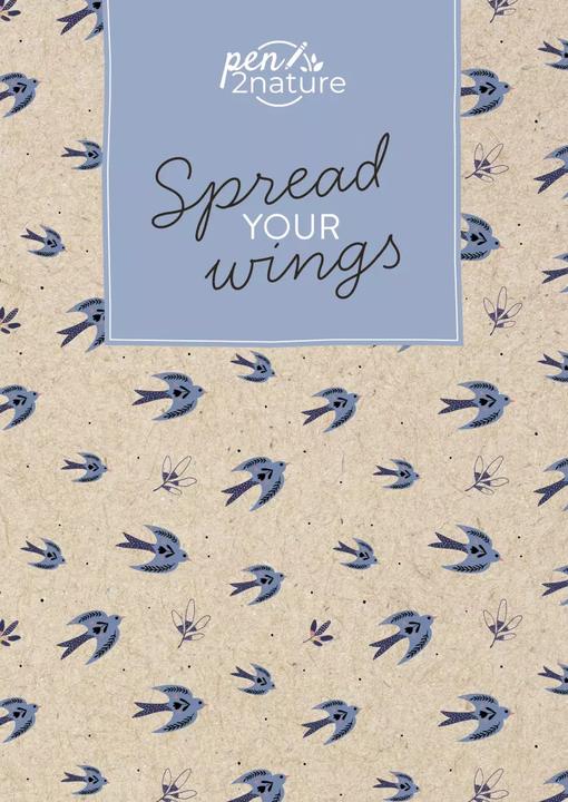 Immagine prodotto Spread Your Wings - Taccuino (Motivo Uccelli) A5 | puntinato | Copertina rigida (A5, Punteggiato, Copertina rigida)