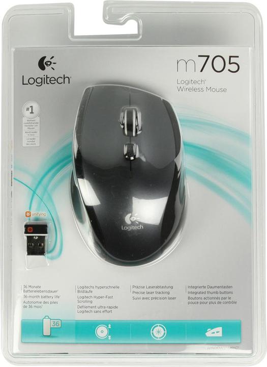 Produktbild Logitech Marathon M705 (Kabellos)