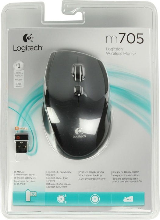 Actual product image Logitech Marathon M705 (Wireless)