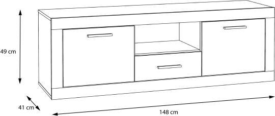 Produktbild Forte Baccio (148 x 41 x 50 cm)