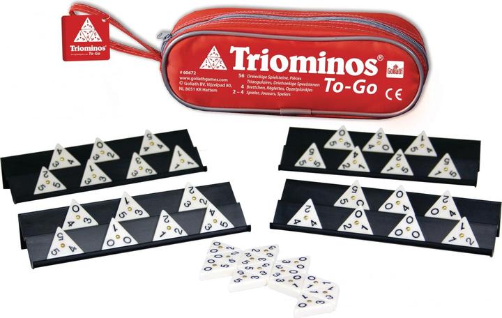 Productafbeelding Goliath Toys Triominos To Go '17 - Bordspel (Duits, Engels, Frans, Nederlands, Portugees)