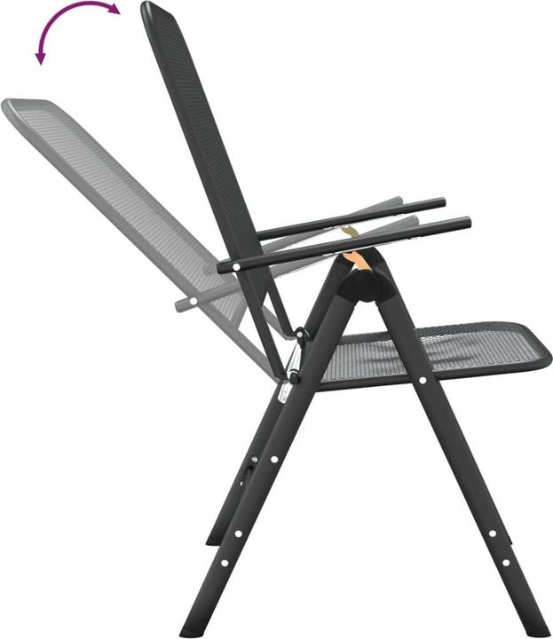Produktbild vidaXL klappbarer Gartenstuhl