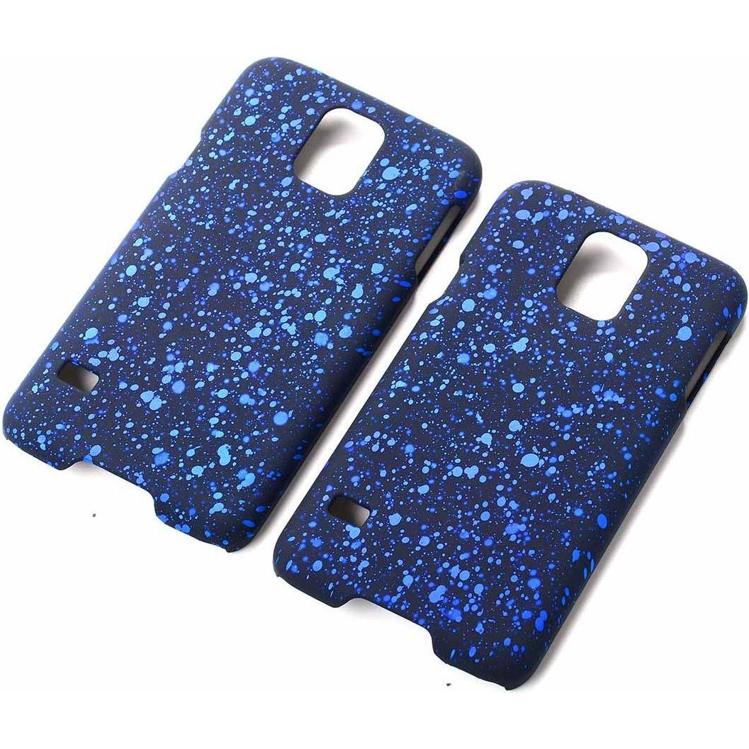 Thumbnail - König Design Handy Hülle Schutz Case Bumper für Samsung Galaxy S5 / S5 Neo 3D Sterne Blau Neu (Samsung Galaxy S5, Samsun...