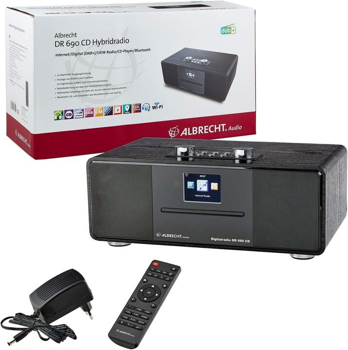 Produktbild Albrecht DR 690 CD (Internetradio, DAB+, Bluetooth, WLAN)