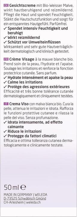 Produktbild Weleda Weisse Malve Gesichtscreme