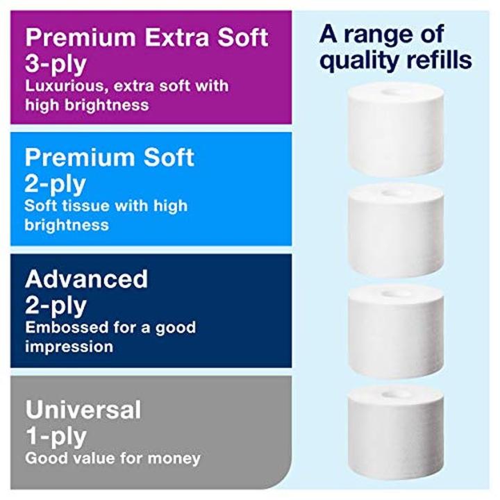 Image du produit Tork Distributeur MidSize Twin T7 t/toiletpapir rustfri 2rl/disp (1 pcs)