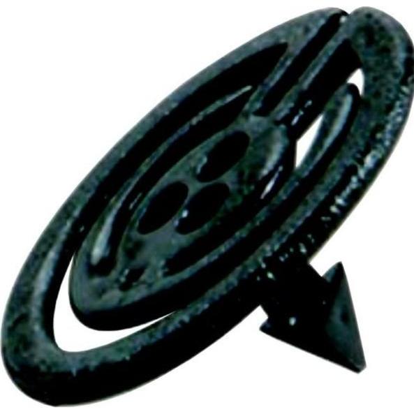 Laurel, Büroklammer, Steckklip Pin Zack Kunststoff 20mm VE=1000 Stück schwarz (1 x)