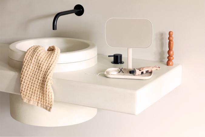 Immagine prodotto Brabantia Specchio cosmetico ReNew Beige (4,5 x 13 x 23,5 cm)