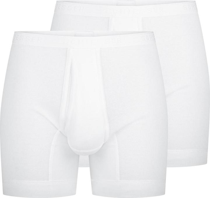 Immagine prodotto Schiesser Confezione da 2 pantaloni corti Original Classics a costine sottili (5XL, Confezione da 2)