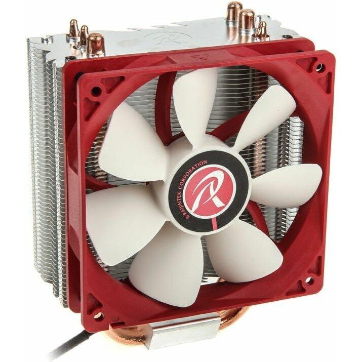 Raijintek Themis (157 mm), CPU Kühler, Rot, Silber