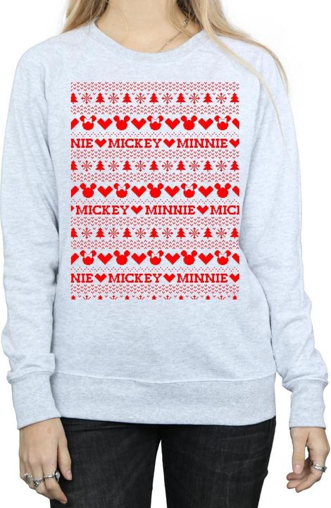 Produktbild Disney Mickey And Minnie Christmas Fair Isle Sweatshirt (M)