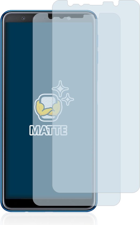 Actual product image BROTECT Anti-glare screen protector matt (2 Piece, Samsung Galaxy A7 (2018))