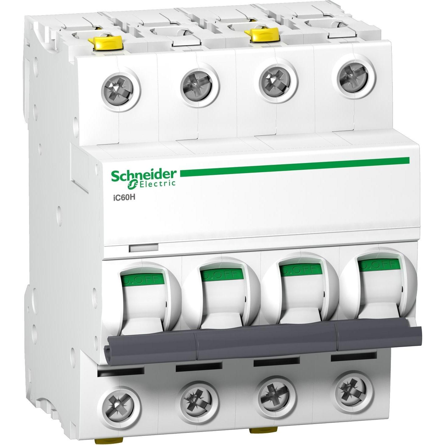 Schneider Electric, Schutzschalter, LSSchalter iC60H 4p