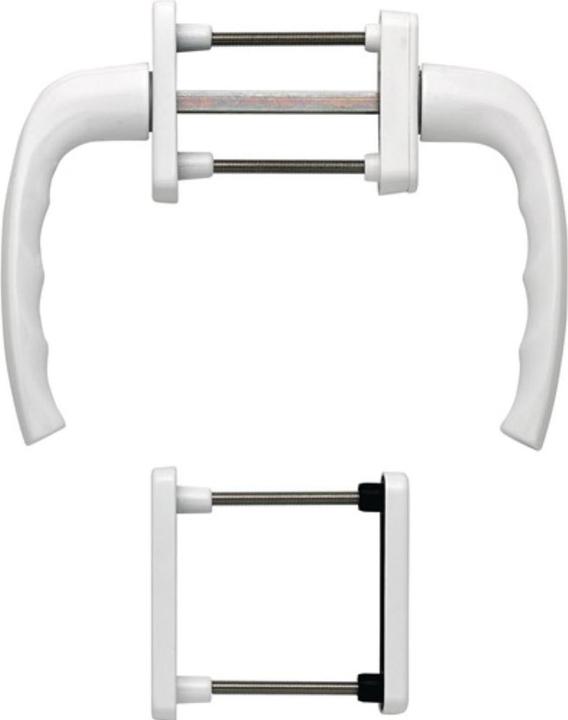 Actual product image Hoppe Balcony set New York 0810/961N/U10/... Aluminium F9016 63-73 mm square 7 mm
