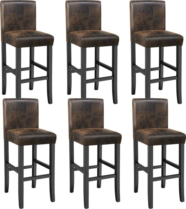 Produktbild tectake Barhocker aus Kunstleder