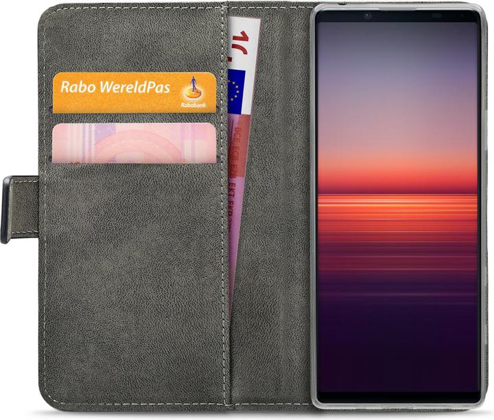Actual product image Mobilizera Mobilize Classic Gelly Wallet Book Cover Til Sony Xperia 5 Ii Sort (Sony Xperia 5 II)