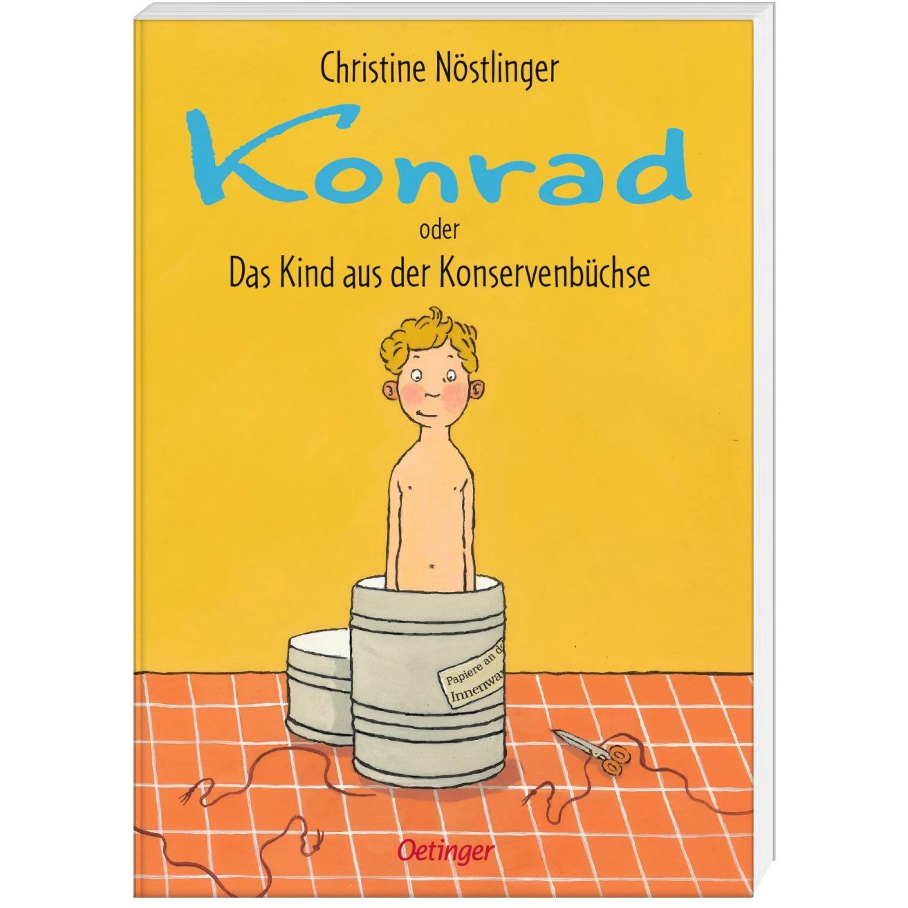 Thumbnail - Konrad oder Das Kind aus der Konservenbüchse, Kinderbücher von Christine Nöstlinger, Annette Swoboda