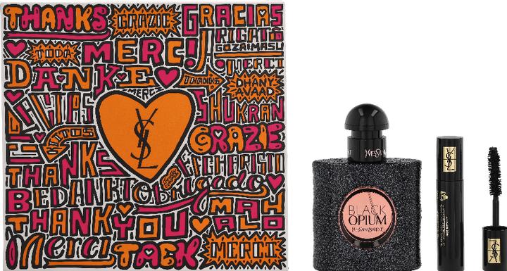 Actual product image Yves Saint Laurent Black Opium Gift Set (Make up set, Perfume set)