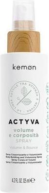 Produktbild Kemon Actyva Volumen und Körper Bodyfying Spray mit Leinsamen Anti-Statik-Effekt Silikonfrei 125ml (125 ml)