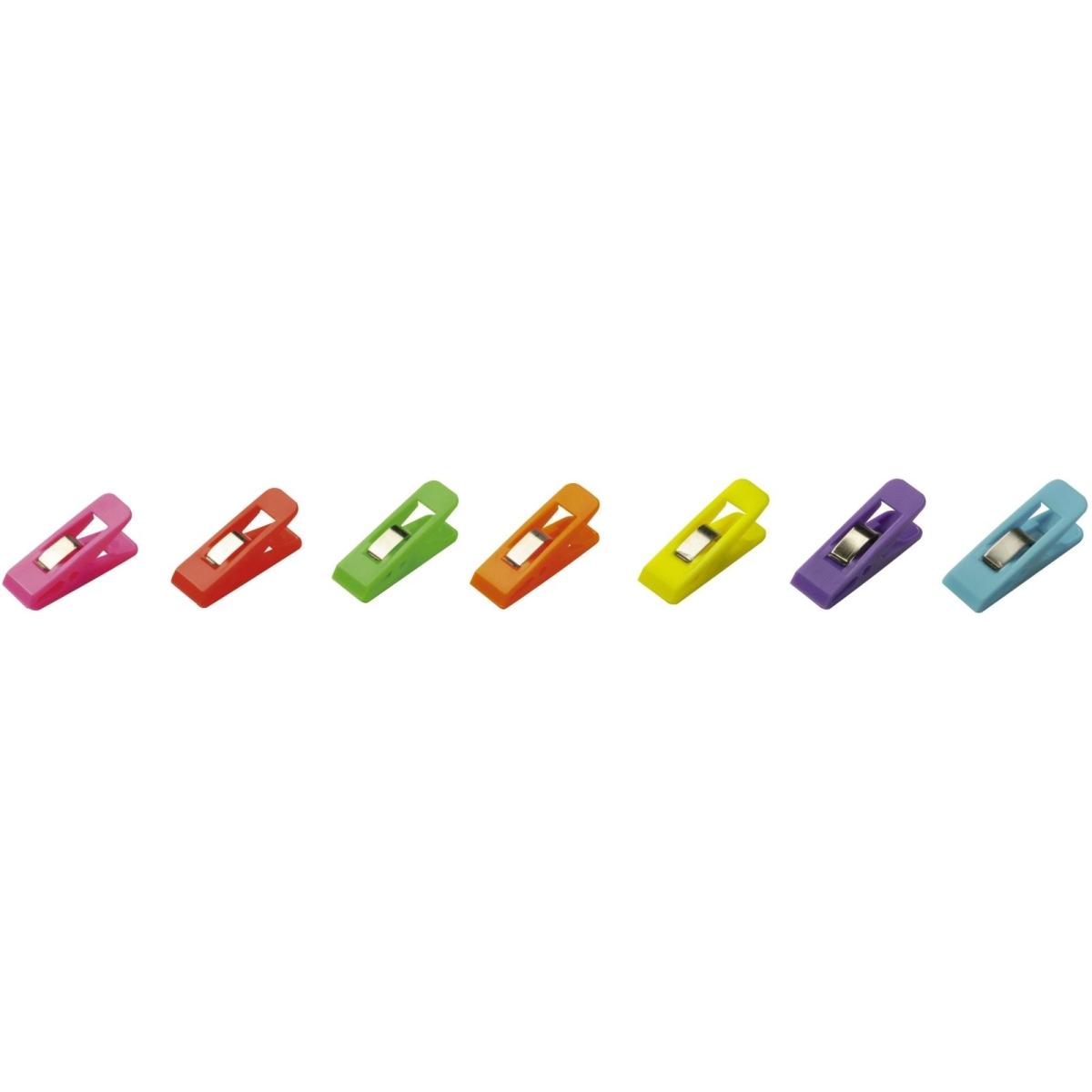 Laurel, Büroklammer, Briefklemmer Multi Clip Taifun 15x50mm VE=4 Stück Leuchtfarben sortiert (1 x)