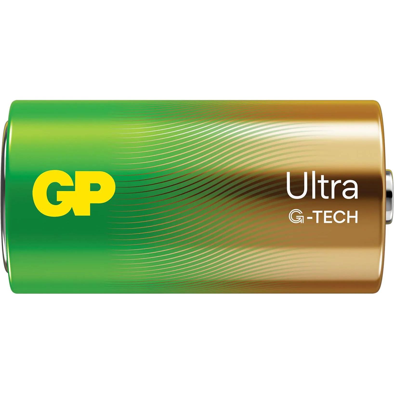 Thumbnail - GP Batteries Ultra Alkaline Batterie C Baby 1,5V 2er Blister (2 Stk., C), Batterien + Akkus