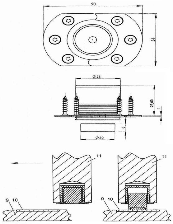 Produktbild Werkstarck Haftmagnete (1 Stück)