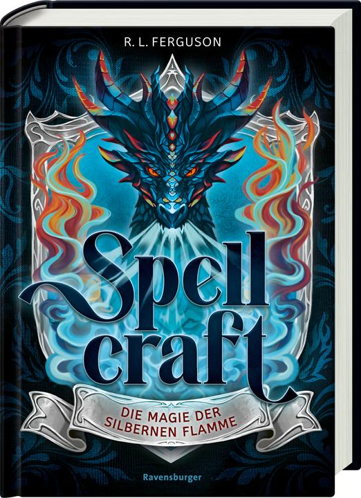 Actual product image Ravensburger Spellcraft, Band 1: Die Magie der silbernen Flamme (German, R.L. Ferguson, 2025)