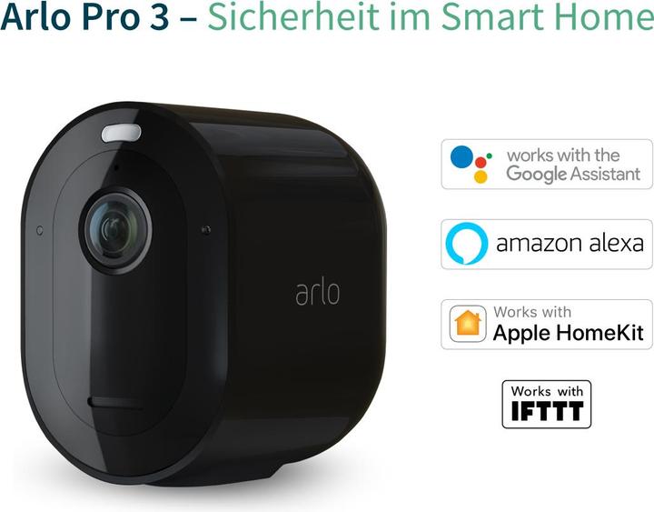 Immagine prodotto Arlo Pro 3 VMS4440B Set da 4 (2560 x 1440 Pixels)