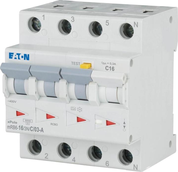 Produktbild Eaton FI/LS Kombination, 16 A, 300 mA, LS- 120668