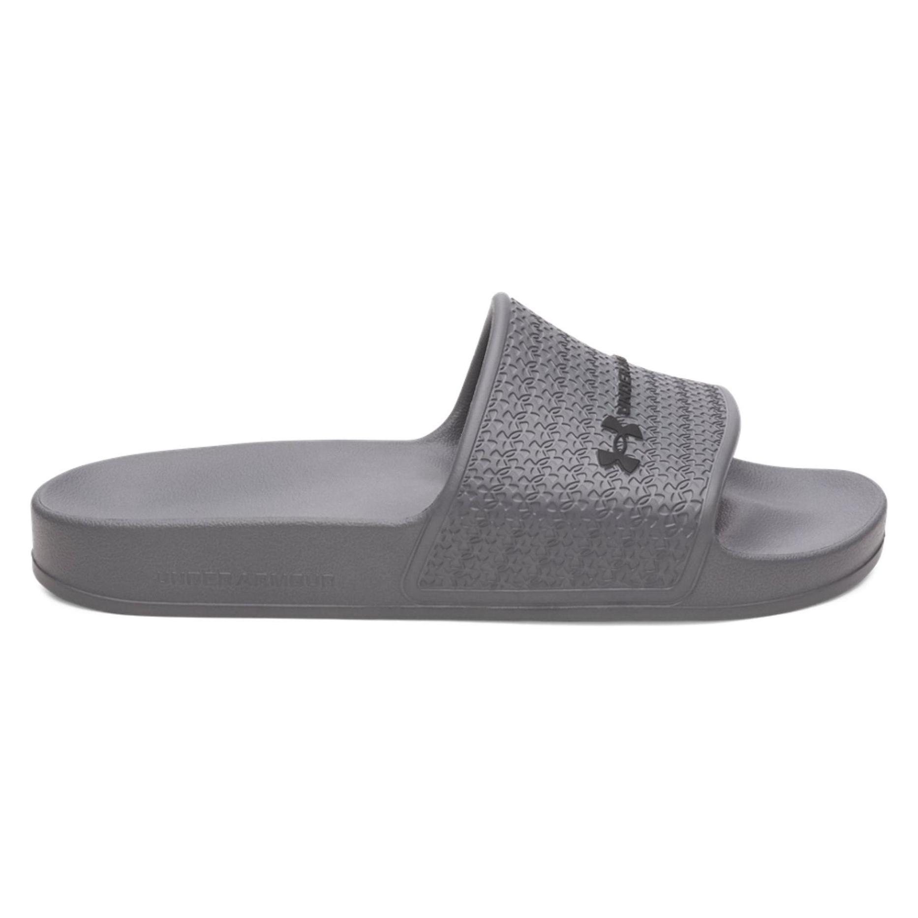 Under Armour, Herren, Hausschuhe, Ua Armr Slide Lite - Titan Gray, Grau, (45)