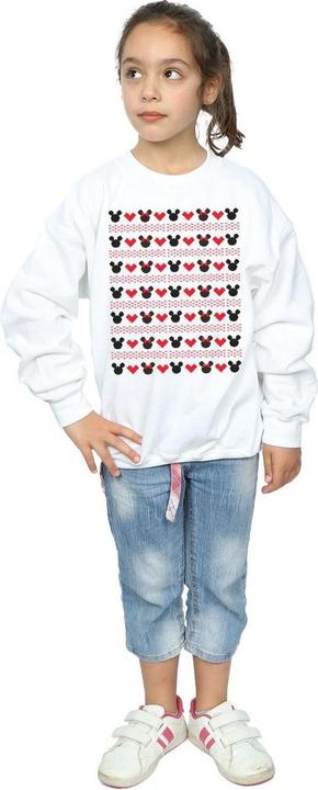 Image du produit Disney - Sweat MICKEY AND MINNIE CHRISTMAS HEARTS - Fille (152, 158)