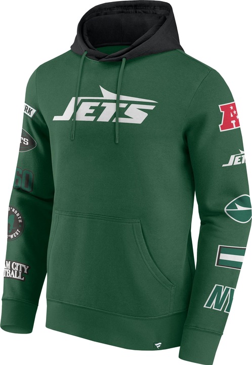 Fanatics New York Jets NFL Sleeve Prints Hoody - M (M)