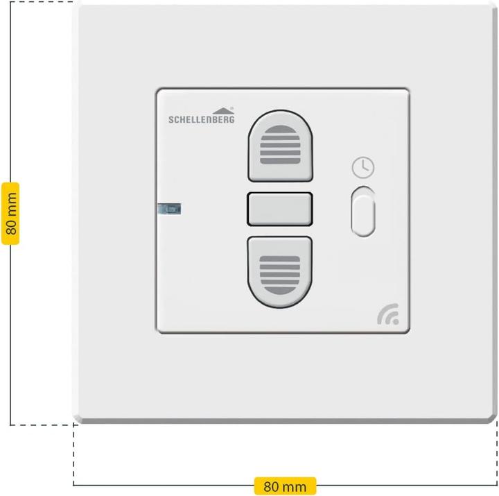 Actual product image Schellenberg 20031 Smart-Home radio timer control for shutters, lights, sockets and markers