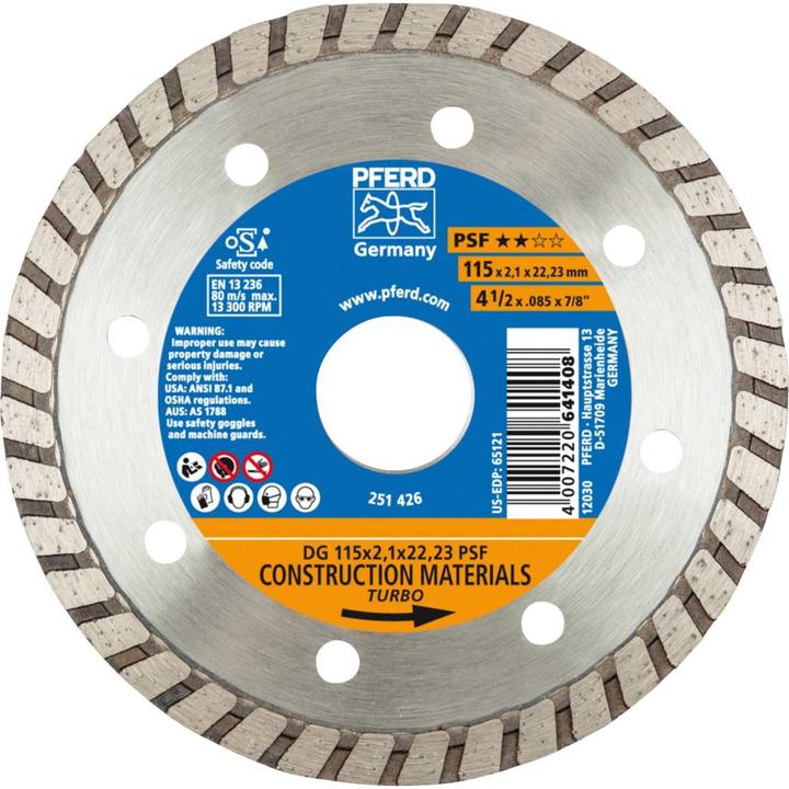 Image du produit Pferd Disque à tronçonner diamanté DG 2223 PSF