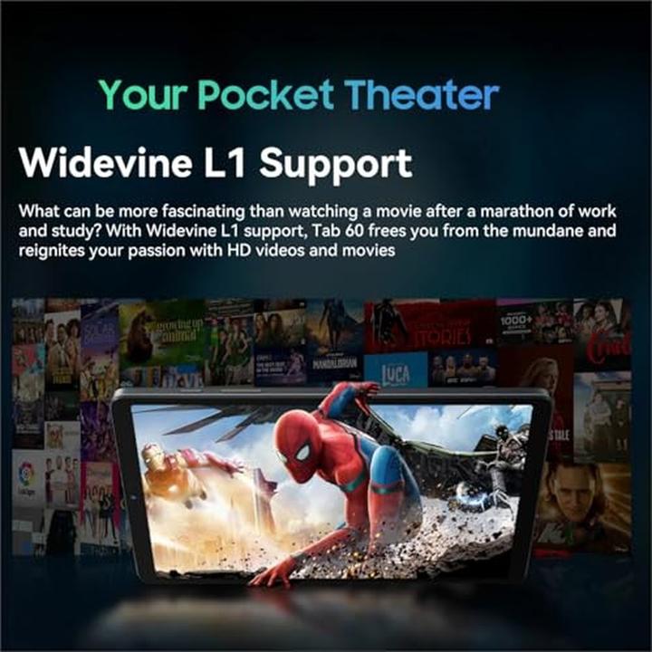 Immagine prodotto Blackview TABLET TAB60 8" /LTE TAB60 GRIGIO (8.68", 128 GB, Iron Grey)