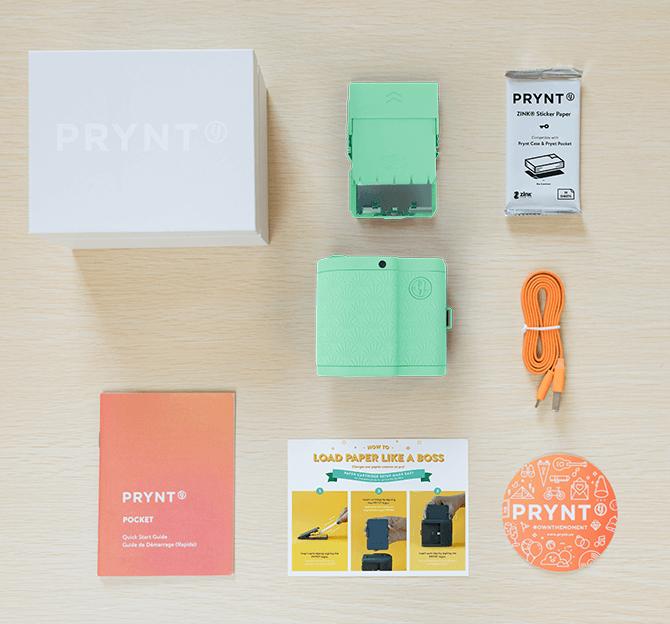 Actual product image Prynt Pocket Mint (Thermal printing, Colour)
