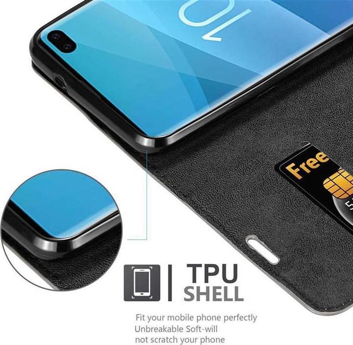 Produktbild Cadorabo Book Invisible Magnet Cover (Samsung Galaxy S10+)